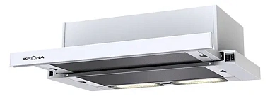 KAMILLA 600 white (1 мотор) вытяжка кухонная